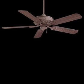 Minka Aire F589-AS Sundowner Indoor Outdoor Ceiling Fan, Ancient Stone by Minka