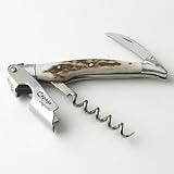 Jean Dubost Laguiole Stag Horn Waiter Style Corkscrew