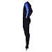 Ivation Men's Full Body Wetsuit Sport Skin for Running, Exercising, Diving, Snorkeling, Swimming & Water Sports