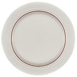 Homer Laughlin Creamy White / Off White Red Jade Gothic 9