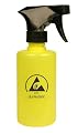 Menda 35377 Yellow Trigger Spray Bottle LDPE Low Charging ESD Safe 8 oz