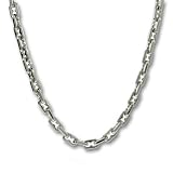 7.4mm Solid Men's Stainless Steel Mariner-style Link Chain Necklace 20...