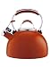 KitchenAid Gourmet Essentials 2-Quart Porcelain Tea Kettle, Terra Cotta