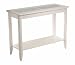Kitchen & Housewares : White Finish Sofa/ Hall Console Table with Frosted Glass Top