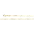 14K Yellow Gold 1.50mm Rope Chain - 18", 20" and 24"