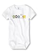 Sanetta Unisex - Baby Body, Tierdruck 321352, Gr. 62, Weiß (10)