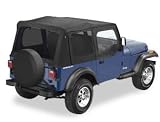 Bestop Replace A Top -51123-15- Color: Black Denim/ incl. Half Door Skins / Tinted Windows / Fits: 88-95 Jeep Wrangler YJ