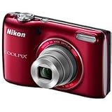 Nikon COOLPIX L26 16.1 MP Digital Camera with 5x Zoom NIKKOR Glass Lens and 3-inch LCD (Red)