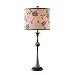 Antique Pewter Metal Buffet Lamp (Set of 2)