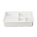 Divided Storage Tray 3-pk. - White