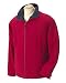 Chestnut Hill Men's Soft Shell Fleece Jacket - Cherry/Ink
