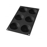 Lékué - Moule Demi Sphères 6 Cavités - Noir - Gourmet