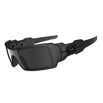 Oakley Oil Rig Sunglasses Matte Black Frame / Black Iridium Lens (03-464)