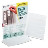 C-LINE PRODUCTS, INC / CLI70013 / Self-Adhesive Ring Binder Labels, 3/4 x 2-1/2, 1-1/2 Binder Cap., Cl. 12/pack / Sold as 1 PK