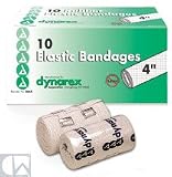 Elastic Bandages, 4 x 4.5yds 50/Case