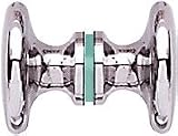 CRL Chrome Traditional Style Back-to-Back Shower Door Knobs