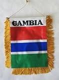 Gambia Window Hanging Flags