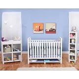 BSF Baby Cabana 3 Piece Complete Nursery Set Box 1, White