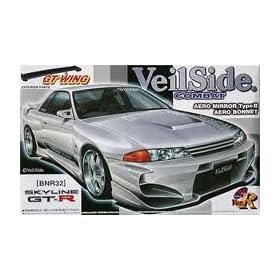 Aoshima #75 Veilside Skyline R32 GT-R w GT Wing 1 24 Model Kit from Wing Kits