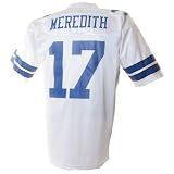 Dallas Cowboys White Replica #17 Don Meredith Throwback Jersey
