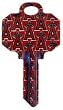 Los Angeles Angels Schlage SC1 House Key