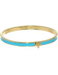 kate spade new york "Spade Bangles" Thin Hinge Turquoise Bracelet, 2.25"
