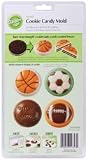 Wilton Cookie & Candy Mold Sports 21151353, 6 Item(s)/Order