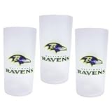 BALTIMORE RAVENS NFL TUMBLER DRINKWARE SET (3 PACK)