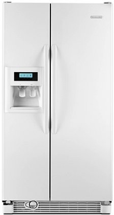KitchenAid KSRG25FVWH 25.4 cu. ft. Side By Side Refrigerator - White
