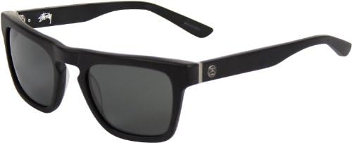 Stussy Louie Sunglasses Matte Black / Dark Gray Mineral Glass