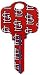 St. Louis Cardinals Kwikset KW1 House Key