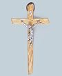 Wall Crucifix - 11" Height - Olive Wood - IMPORTED FROM ITALY