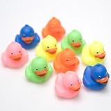 Mini Neon Rubber Duck
