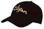 Zildjian Black Baseball Cap (Gold Logo)