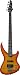 Luna Andromeda Flame Bass Guitar, Amber