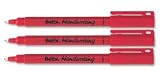Electronics : Berol Handwriting Pen Water-based Ink Plastic 0.9mm Tip 0.6mm Line Blue Ref S0378760 [Pack 12]