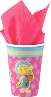 fifi and flowertots  8 paper cups
