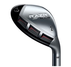Callaway Men's RAZR X Tour Hybrids (Right-Handed, 18 Degree Loft, Graphite, Stiff Shaft)