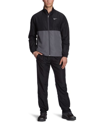 Nike Herren Trainingsanzug Colorblocked WVN Warmup, schwarz/grau/wei&szlig;, M / 44-46 Preisvergleich