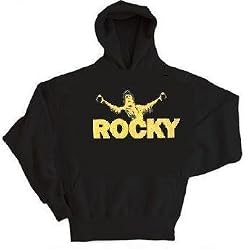 Rocky Balboa Movie Black Hooded Sweatshirt Hoodie