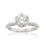 1.80ct Certified Diamond Solitaire Engagement Ring In Gold. Size 6.25