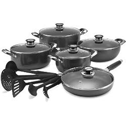 Concord 16 Piece Nonstick Aluminum Cookware Set