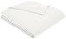 Amazon Basics Solid Lightweight Flannel Duvet Cover - Full/Queen, White