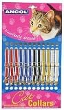 Ancol Standard Elastic Felt Cat Collar With Bell