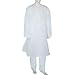 Present for Him White Cotton Embroidered Kurta Pajama Size L Chest :44