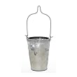 Antique Silver Mercury Glass Hanging Votive