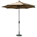 Ace Evert Market Umbrella 8701, Collar Tilt, 9 ft, Polyester, Khaki