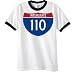 INTERSTATE 110 Ringer T-Shirt