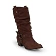 Refresh Womens Wild02 Tan Western Style Boot