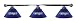 Toronto Blue Jays Pool Table Light - Chrome Bar